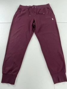 Polo Ralph Lauren Doble Tejido Tech Jogger Para Hombre Grande Polar Rojo Borgoña - Imagen 1 de 11
