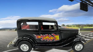 Majorette Model A Hot Rod Black 1:32 Diecast - Picture 1 of 8