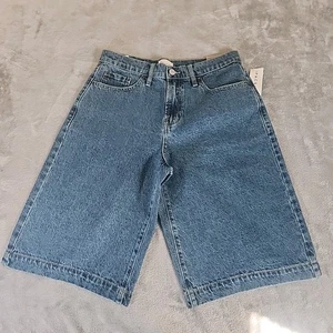 Pacsun Jorts Uomo 26 Blu Indaco Estremamente Basso Jeans Pantaloncini Casual Streetwear - Foto 1 di 7