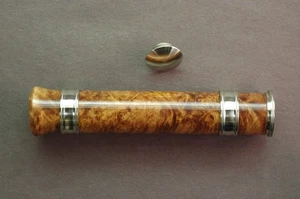 FLY ROD REEL SEAT Maple Burl 11320 Doppia Fascia di Scorrimento (o Uplock) - Foto 1 di 8