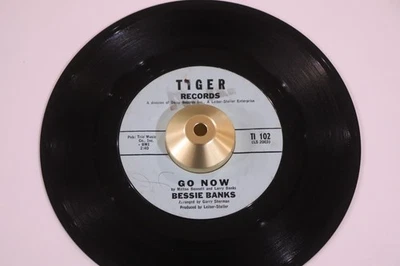 Rare BESSIE BANKS 45 Go Now / It Sounds Like My Baby TIGER 102 Funk Soul R&B '64 - Image 1 of 4