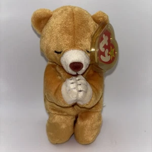 Ty Beanie Babies "Hope" Authentic 1998 Praying Bear Tag Errors 1998 / 1999 - Bild 1 von 9
