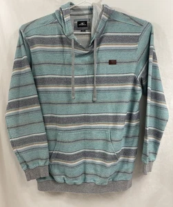 O'Neill Men's Multicolor Blue Striped Pullover Surf Hoodie Size 2XL - Picture 1 of 5