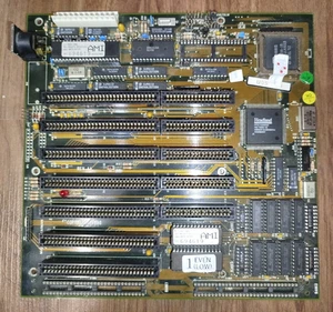 286 Motherboard + HARRIS 16 Mhz CPU + 1MB RAM - TESTED - Picture 1 of 11
