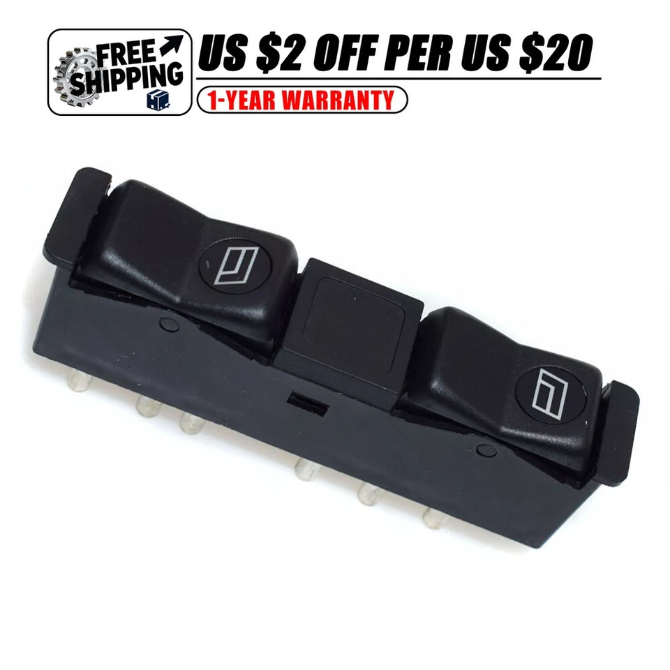 Interruptor ventana eléctrica delantera derecha 0008208110 para Mercedes Benz 190D/300D Foto 1 de 4