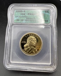 2000 S $1 Sacagawea Native Dollar Coin ICG PR69 DCAM Gem Proof Certified #80 - Picture 1 of 6