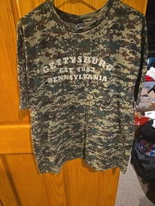 CODE V GETTYSBURG CAMO TEE SHIRT MENS SIZE XL - Picture 1 of 4