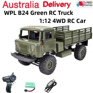 WPL B24 1:12 Green RC Truck SET 4WD Off-road Crawler RC Car Assemble Toy Gift Au - Picture 1 of 5