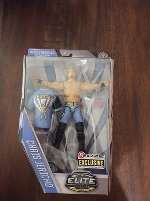 FIGURA DE LUCHA LIBRE CHRIS JERICHO EXCLUSIVA RINGSIDE FLASHBACK COLECCIÓN ELITE de la WWE Foto 1 de 3