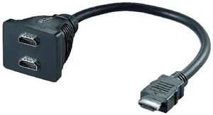 Adattatore HDMI Y maschio HDMI a 2x HDMI femmina - Foto 1 di 1