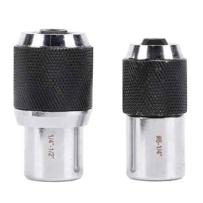 2Pcs Tap Sockets 3/8 Drive Adjustable Socket Set Adapter 6-1/4in 1/4in-1/2in. - Image 1 of 4