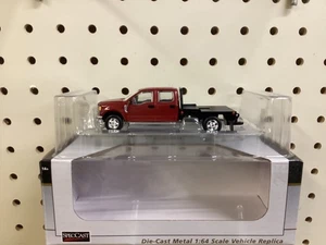 1:64 SpecCast White Ford F-250 flatbed red - Picture 1 of 4