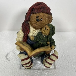 Boyds Bear Bearstone Elvin With Ollie Holiday Classics Christmas Figurine 228452 - Picture 1 of 8