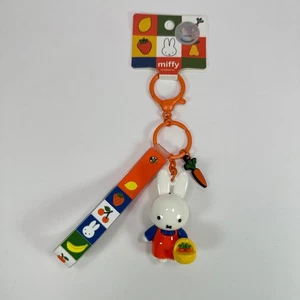 Schlüsselanhänger Miffy Karotte Obst Serie mit Anhänger Handschlaufe bezaubernd Kawaii süß - Bild 1 von 5