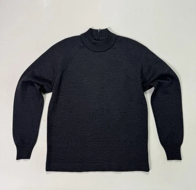 Vintage 60s Goldworm Merino Wool Tunic Sweater Women's Size 8 Grey Italy - Image 1 of 4