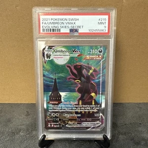 Umbreon VMAX 215/203 Alt Art Secret Rare Evolving Skies 2021 PSA 9 - Picture 1 of 2