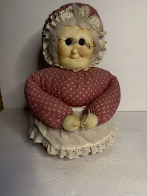 "Estante de tope de puerta vintage de 14"" de alto cuidador hecho a mano abuela con vasos"  Foto 1 de 4