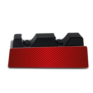 Schutzfolie Ladestation Aufkleber Gaming Design Folie Carbon Rot R142-09 - Picture 1 of 5