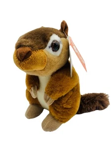 Wild Republic Chipmunk Plush 8" K&M Realistic Soft Stuffed Animal Toy New W Tag - Picture 1 of 12
