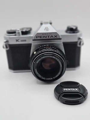 Asahi Pentax K1000 SLR with Pentax SMC 50mm f/2 Lens  – Near Mint condition - Image 1 of 4