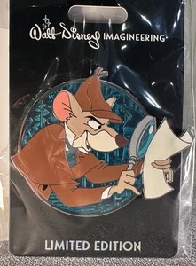 DISNEY PIN D23 WDI BASIL PROFILE Pin Great Mouse Detective LE 300 NEW MOG - Picture 1 of 2