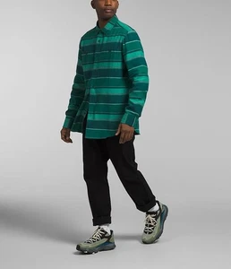 The North Face Arroyo Long Sleeve Flannel Button-Down Shirt  Forest Fern Sz 2XL - Picture 1 of 6