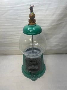 Vtg 01 Scooby Doo Gumball Machine 14" Green Diecast Glass Magic Warner Bros (CQ) - Picture 1 of 6