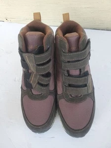 LL Bean Snow Sneaker 5 Mens Brown Suede Front Zip Insulated Winter Boots9.5 Wide - Picture 1 of 10