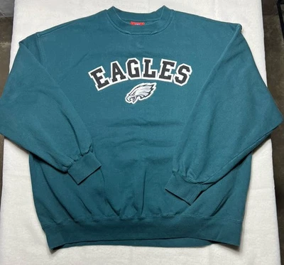 VF Imagewear  Philadelphia Eagles Men's XXL Long Sleeve Sweatshirt Embroidered - Image 1 of 4