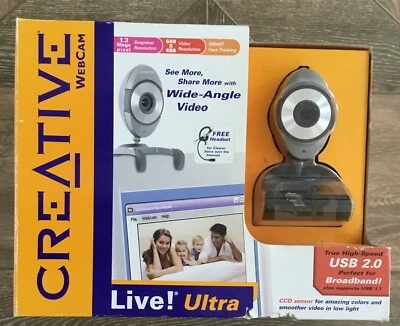Creative Live! WebCam VF0050 for Windows XP & Me - NEW IN PACKAGE—————12 - Image 1 of 4