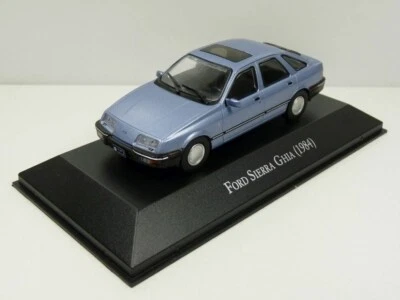 1984 Ford Sierra Ghia - Blu Metallico - Modello Auto Diecast 1/43 Altaya - Immagine 1 di 4