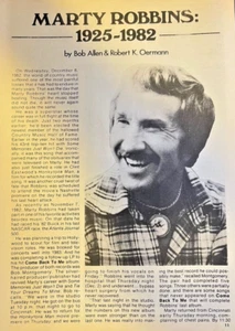 1983 Country Western Singer Marty Robbins Remembered - Picture 1 of 6