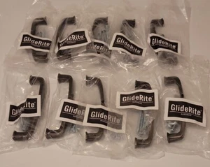 10 GlideRite 3-3/4" CC Deco Kitchen Cabinet Drawer Pull Satin Pewter - 81092  - Picture 1 of 3