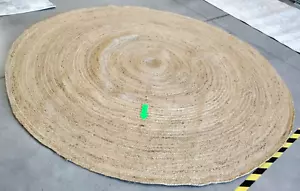 NATURAL / NATURAL 9' X 9' Round Flaw in Rug, Reduced Price 1172751852 NF801N-9R - Picture 1 of 4