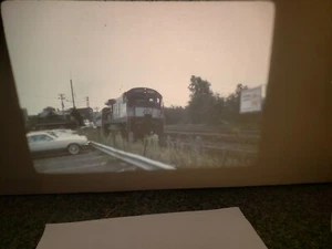 Original Railroad Slide Erie Lackawanna 3370 Diesel Locomotive - Picture 1 of 6