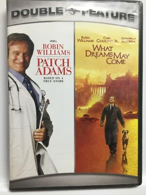 Patch Adams/What Dreams May Come (DVD,1998,2-Disc,Widescreen) Not a Scratch! USA - Image 1 of 4