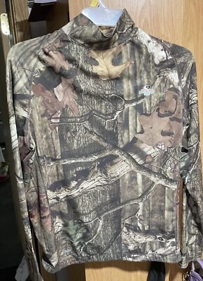 Mossy Oak Break Up Infinity Camo. Long Sleeve Button Front Shirt Medium (CON50) - Image 1 of 4