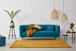 Latest Modern Hand Tufted Carpet Nz Wool Carpet Handmade 3x5 FT Buy 1 Get 1 Free - Picture 1 of 8