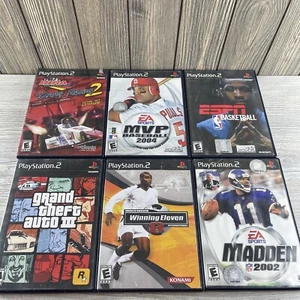 Playstation 2 PS2 game Lot Of 6 Games Tested Working - Picture 1 of 21