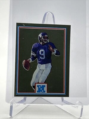 Pegatina Tommy Kramer 1982 Topps próximamente #71 casi nueva envío gratuito Foto 1 de 3