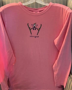 Neu mit Etikett! CLASSIC LIFE IS GOOD MÄDCHEN L/S T-SHIRT... "SKI JUMP JAKE" (I12).....TOLLES GESCHENK - Bild 1 von 2
