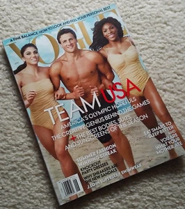 VOGUE magazine Ryan Lochte cover feature men women Olympic athletes June 2012 - Picture 1 of 5