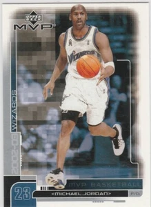 MICHAEL JORDAN 2002/03 Upper Deck MVP WIZARDS #23 JERSEY Basketball BULLS GREAT! - Picture 1 of 2