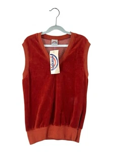 vintage wrangler vest youth boys size large 14-16 deadstock NWT 80s made in USA - Picture 1 of 8