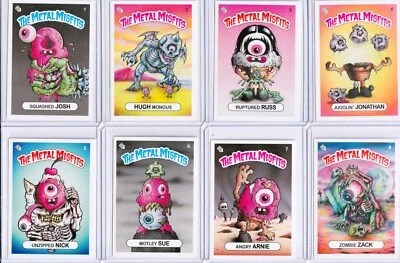 Buff Monster "THE METAL MISFITS" 8 card set 2013 N/Mint! Melty Misfits. - Image 1 of 4