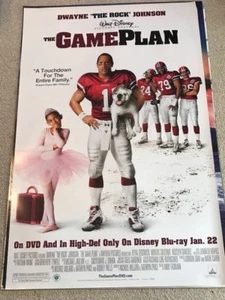 GAME PLAN POSTER - DWAYNE "THE ROCK" JOHNSON - 27 X 40 INCHES - Picture 1 of 1