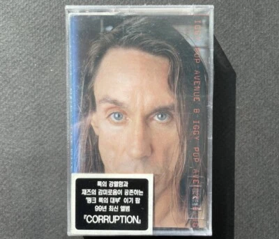 IGGY POP-AVENUE B 1999 KOREA EMI FIRST PRESS CASSETTES FACTORY SEALED - Image 1 of 3
