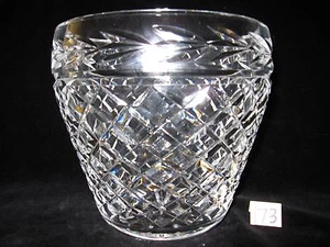 SCHÖNER WATERFORD "GLANDORE" EISKÜBEL, 6 1/4" H, 6 1/4" W, IRLAND XLNT ZUSTAND - Bild 1 von 3