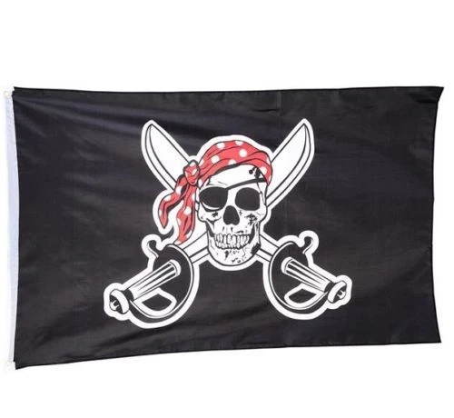 PITTSBURGH RAISE THE JOLLY ROGER PIRATES LARGE 5 X 3 FOOT FLAG - Image 1 of 1