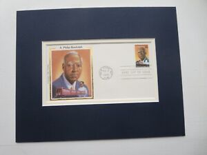 Famed Union & Civil Rights Leader A. Philip Randolph & First Day Cover  
